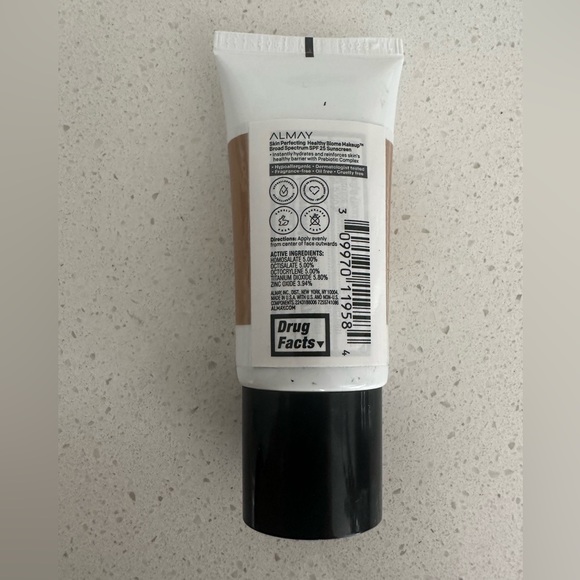 ALMAY SKIN PERFECTING HEALTHY BIOME MAKEUP 1 OZ 150 TAN hypoallergenic NEW - Picture 2 of 2